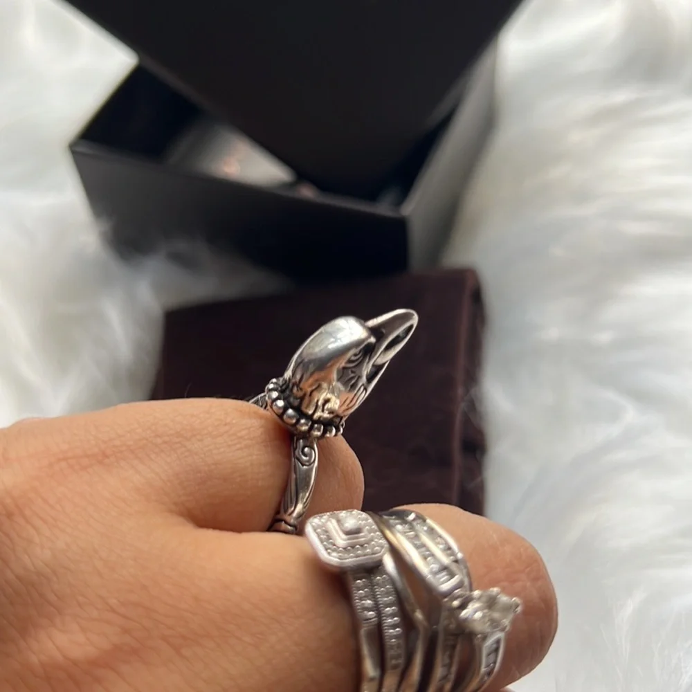 Gucci Ring Anger Forest Eagle Head silver 925‎